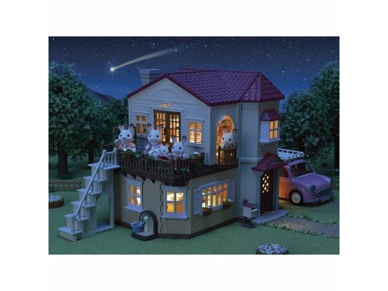 Playset Sylvanian Families Red Roof Country Home Къща за Кукли Заек