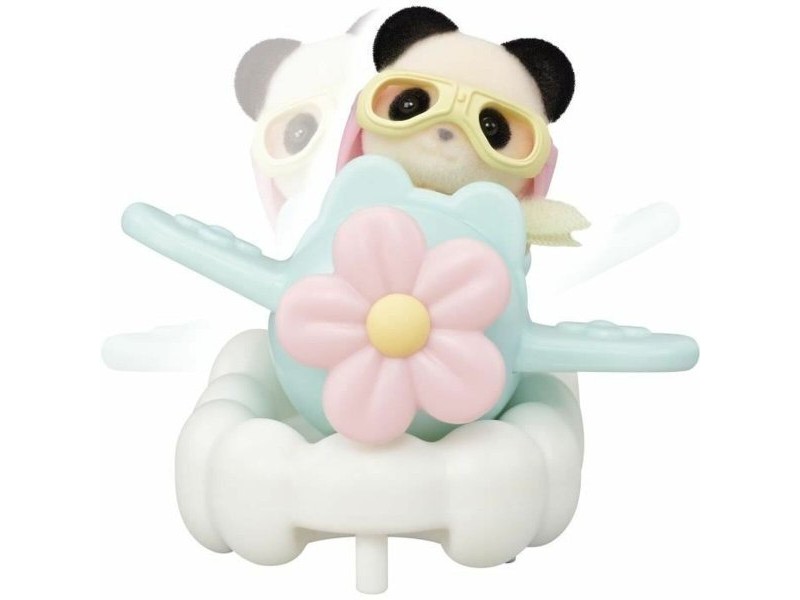Playset Sylvanian Families Amusement Park Ride - Plane & Train Многоцветен