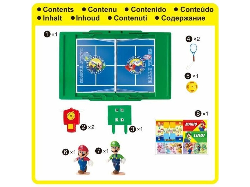 Настолна игра EPOCH D'ENFANCE Super Mario Rally Tennis (FR) Многоцветен