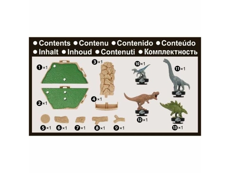Настолна игра EPOCH D'ENFANCE Jurassic World Island Quake