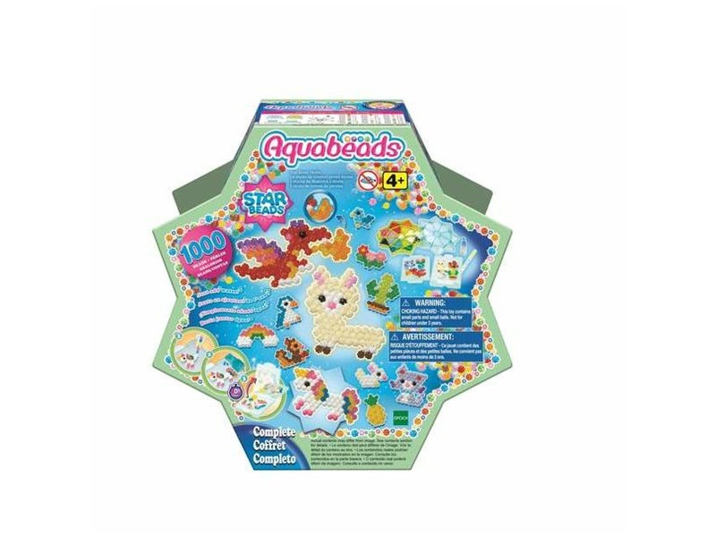 Стъклени мъниста Aquabeads Многоцветен 1000 Части