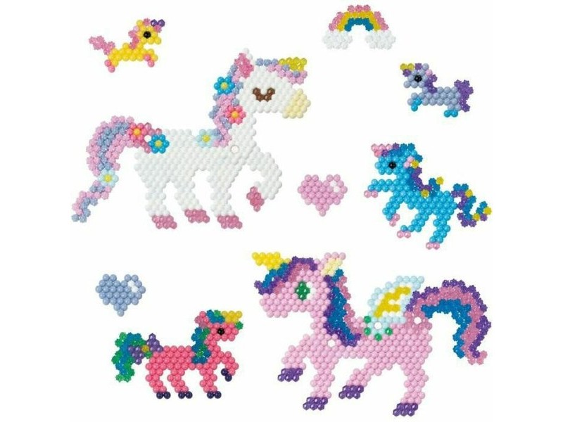 Стъклени мъниста Aquabeads Fairy Unicorns 1500 Части