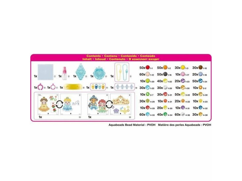 Занаятчийска игра Aquabeads My Disney princesses accessories