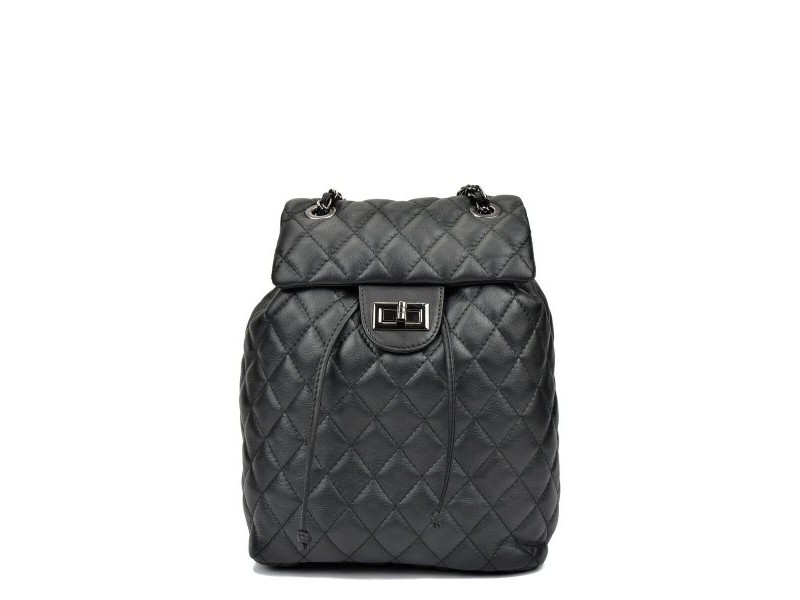 Всекидневна Раница Anna Luchini SS22-AL-2165-NERO Черен 22 x 32 x 11 cm