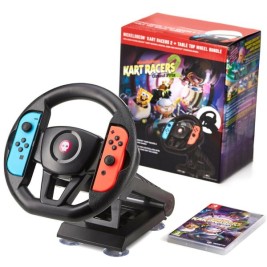 Състезателен Волан Nintendo NICKOLEDEON KART RACER 2 Черен