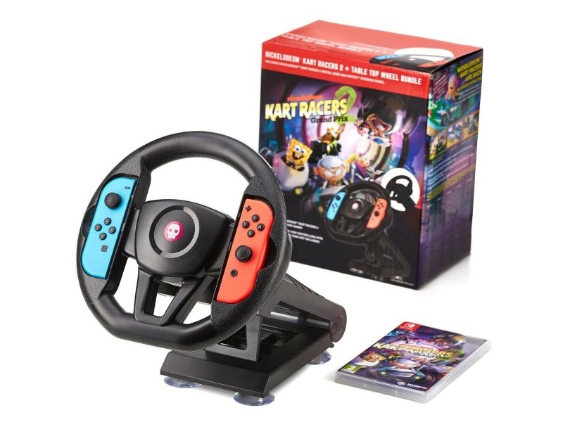 Състезателен Волан Nintendo NICKOLEDEON KART RACER 2 Черен