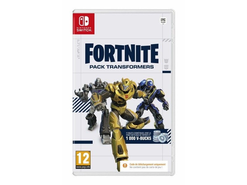 Видео игра за Switch Fortnite Pack Transformers (FR) Код за изтегляне
