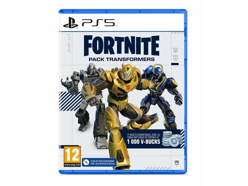 Видеоигра PlayStation 5 Fortnite Pack Transformers (FR) Код за изтегляне