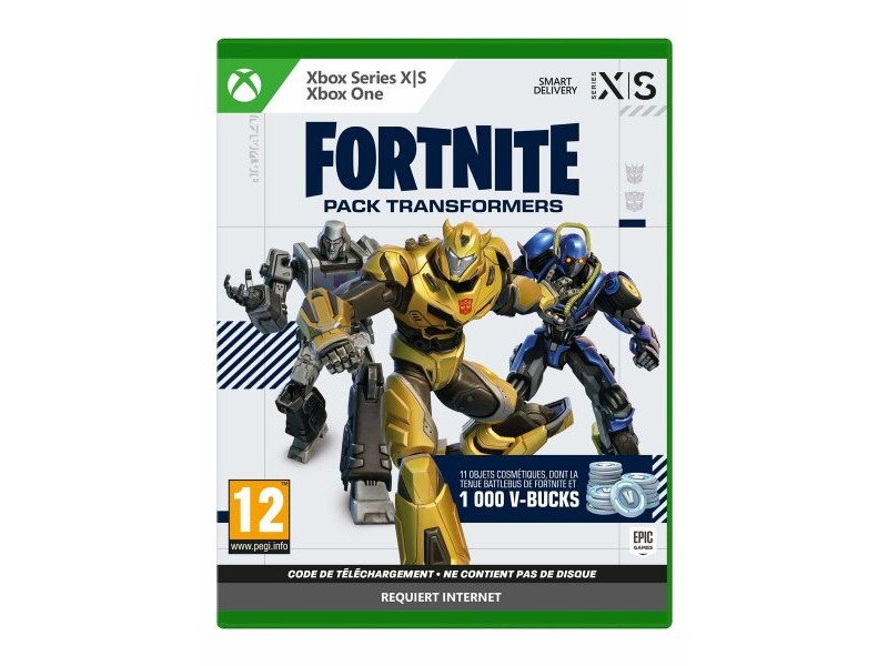 Видеоигра Xbox One / Series X Fortnite Pack Transformers (FR) Код за изтегляне