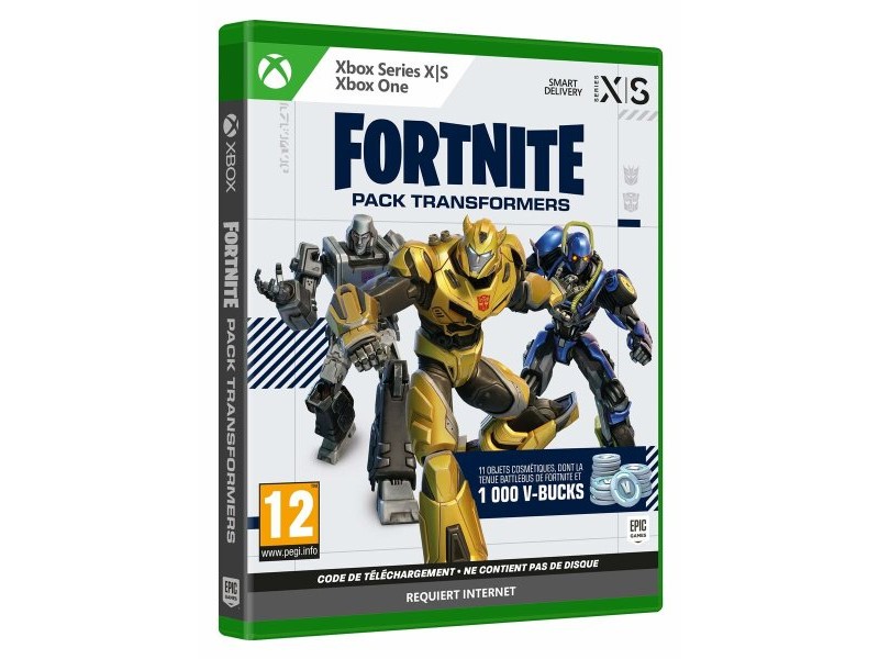 Видеоигра Xbox One / Series X Fortnite Pack Transformers (FR) Код за изтегляне