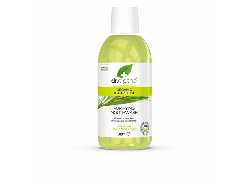 Вода за Уста Tea Tree Dr.Organic Bioactive Organic Масло от чаено дърво 500 ml