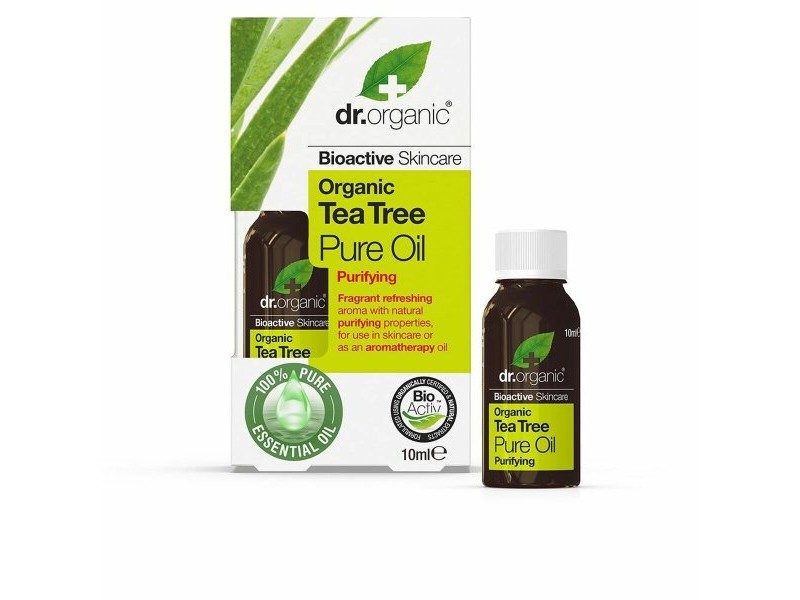 Олио за лице Dr.Organic Bioactive Organic Успокояване Чаено дърво (10 ml)