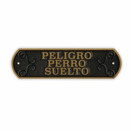 Табелка Magnet & Steel Peligro perro Suelto 24 x 7,2 cm