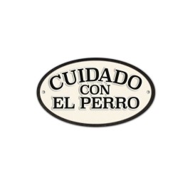 Табелка Magnet & Steel Cuidado con el Perro 16,3 x 9,5 cm
