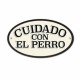Табелка Magnet & Steel Cuidado con el Perro 16,3 x 9,5 cm