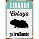 Табелка Magnet & Steel Cuidado Cobaya Patrullando 14,8 x 21 cm Табелка Magnet & Steel Cuidado Cobaya Patrullando 14,8 x 21 cm