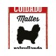 Табелка Magnet & Steel Cuidado Maltés Patrullando 14,8 x 21 cm