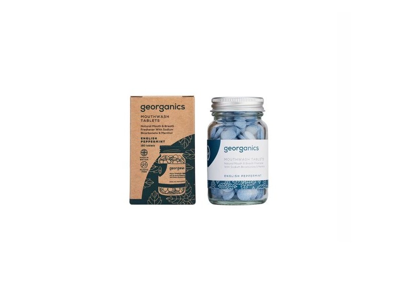 Вода за Уста Georganics Таблетка Мента 180 броя