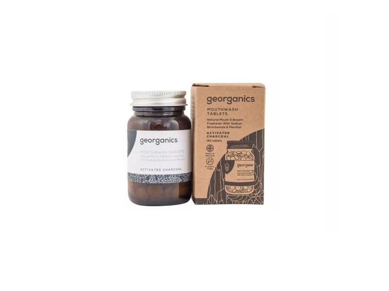 Вода за Уста Georganics Активен въглен Таблетка 180 броя