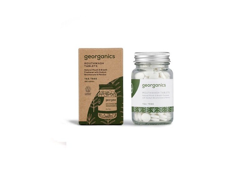 Вода за Уста Georganics Таблетка Чаено дърво 180 броя