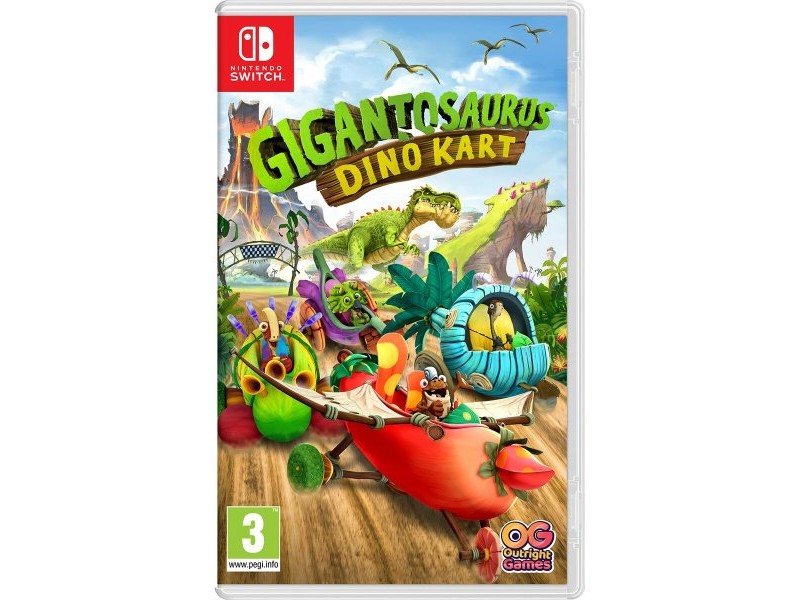 Видео игра за Switch Outright Games Gigantosaurus Dino Kart