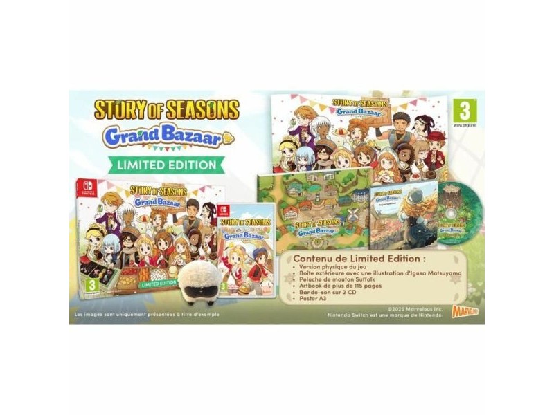 Видео игра за Switch Just For Games Story of Seasons: Grand Bazaar