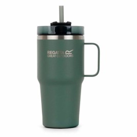 Чаша със Сламка Regatta Thermo Insulated Mug 600 ml Зелен Неръждаема стомана