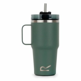 Чаша със Сламка Regatta Thermo Insulated Mug 600 ml Зелен Неръждаема стомана