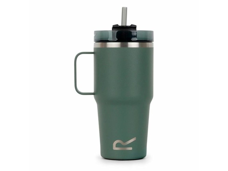 Чаша със Сламка Regatta Thermo Insulated Mug 600 ml Зелен Неръждаема стомана