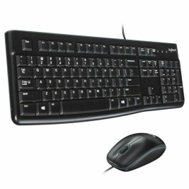 Клавиатура с мишка Logitech 920-002547 Черен португалски език QWERTY