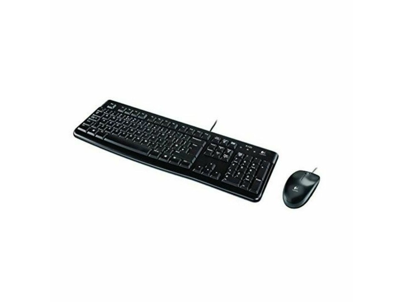 Клавиатура с мишка Logitech 920-002550 Черен Испанска Qwerty