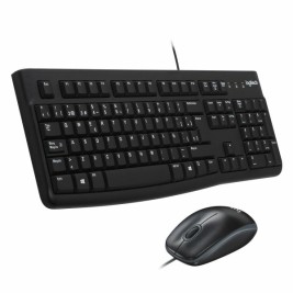 Клавиатура с мишка Logitech 920-002550 Черен Испанска Qwerty