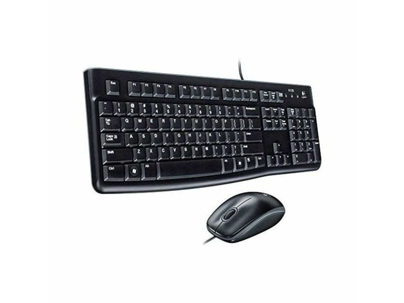 Клавиатура и оптична мишка Logitech 920-002562 Черен английски език QWERTY