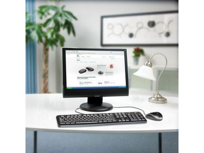 Клавиатура и оптична мишка Logitech 920-002562 Черен английски език QWERTY