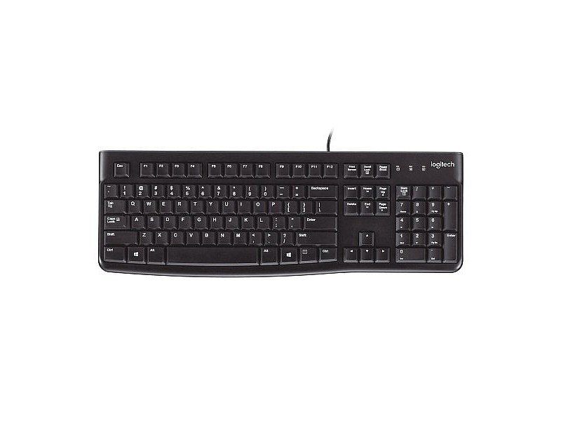 Испанска Qwerty Logitech K120 USB Черен Испанска Qwerty QWERTY