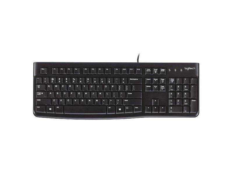 Клавиатура Logitech K120 Черен Испанска Qwerty Qwerty US