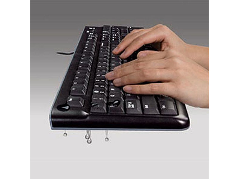 Клавиатура Logitech K120 Черен Испанска Qwerty Qwerty US