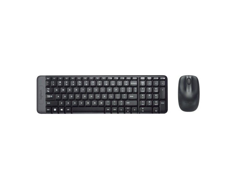 Клавиатура с мишка Logitech 920-003721 Черен италиански език QWERTY