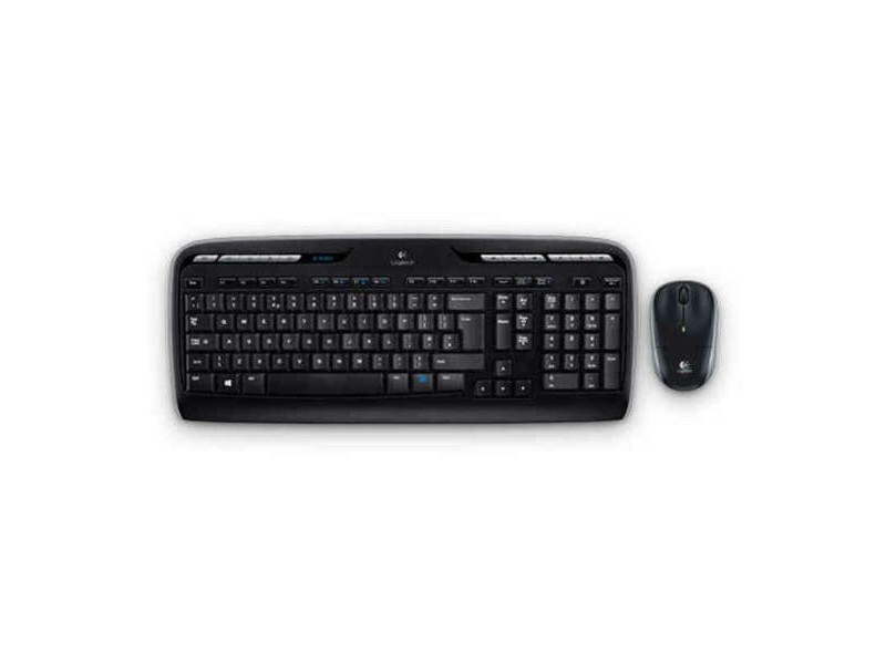 Kлаиатура с безжична мишка Logitech MK330 Черен Испанска Qwerty