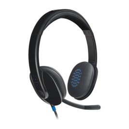 Слушалки с микрофон за игра Logitech V364536 Бял Черен