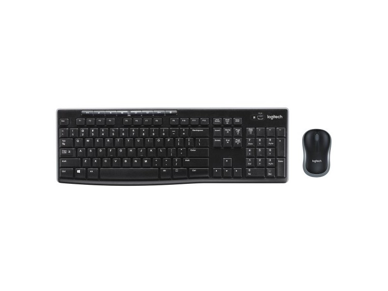Kлаиатура с безжична мишка Logitech MK270 Azerty френски