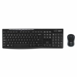 Kлаиатура с безжична мишка Logitech MK270 QWERTY английски език