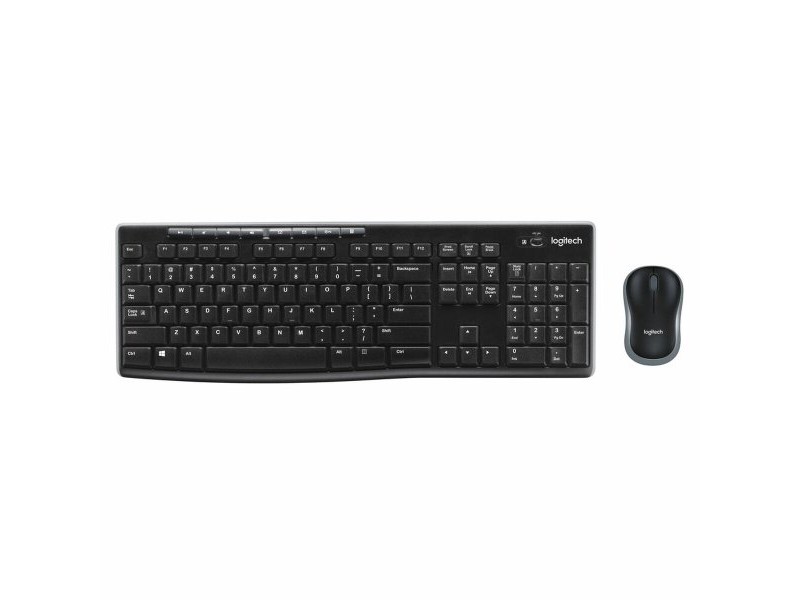 Kлаиатура с безжична мишка Logitech MK270 QWERTY английски език