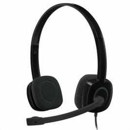 Слушалки с микрофон Logitech 981-000589 Черен