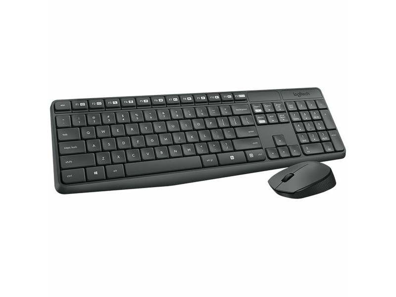 Kлаиатура с безжична мишка Logitech MK235