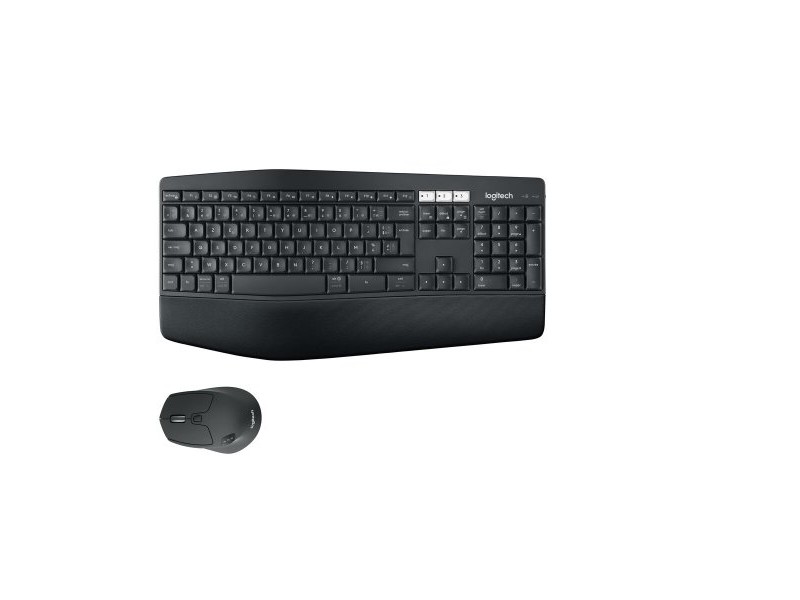 Безжична клавиатура Logitech MK850 Черен Испанска Qwerty Azerty френски