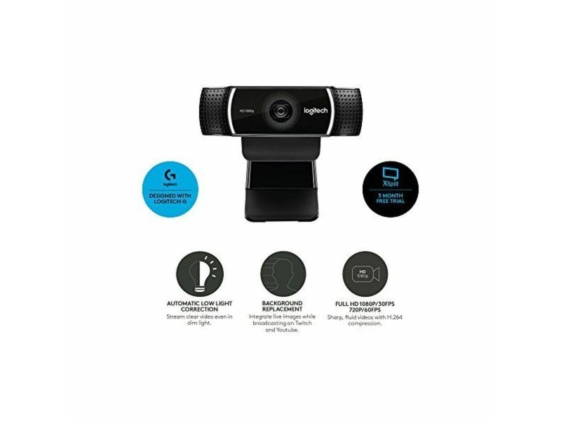 Уебкамера Logitech C922 HD 1080p Streaming