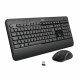 Kлаиатура с безжична мишка Logitech MK540 френски Черен Черен/Бял AZERTY
