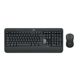 Клавиатура с мишка Logitech 920-008679 италиански език QWERTY Бял Черен
