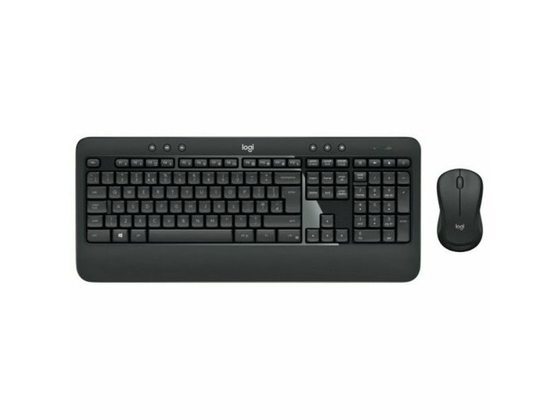 Клавиатура с мишка Logitech 920-008679 италиански език QWERTY Бял Черен